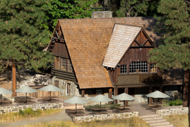 Ski Hill Lodge in Summer